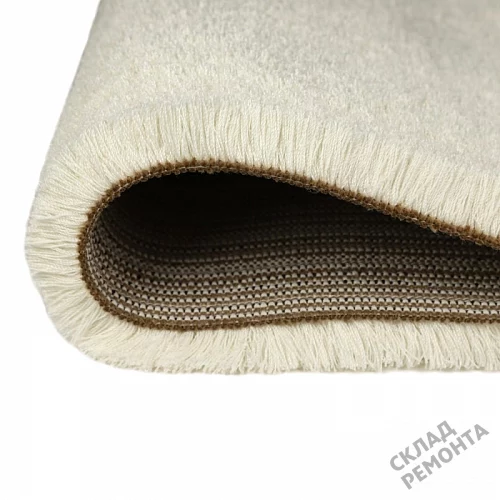 Фото Ковролин OZ Kaplan Gold Shaggy 01800A white белый – купить в Абакане: цена, описание, фото. Интернет-магазин 3