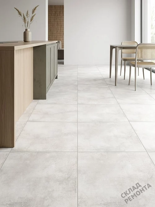 Фото Керамогранит матовый Alma Ceramica Тотем GFU6060TTM00R белый 600*600*9 – купить в Абакане: цена, описание, фото. Интернет-магазин 1