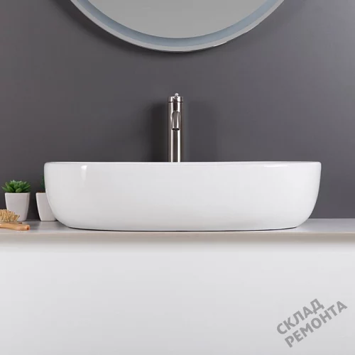 Фото Раковина накладная BelBagno BB1084 60 см купить в Абакане: цена, описание, фото. Интернет-магазин 3