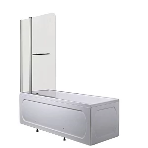 Шторка для ванны 1Marka Р-05 хром 85*150