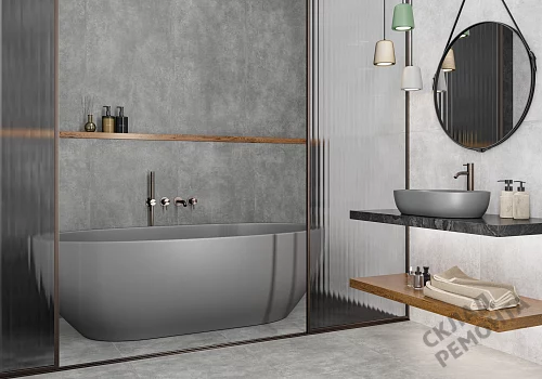 Фото Керамогранит матовый Alma Ceramica Тотем GFU60120TTM70R серый 1200*600*8,5 – купить в Абакане: цена, описание, фото. Интернет-магазин 3