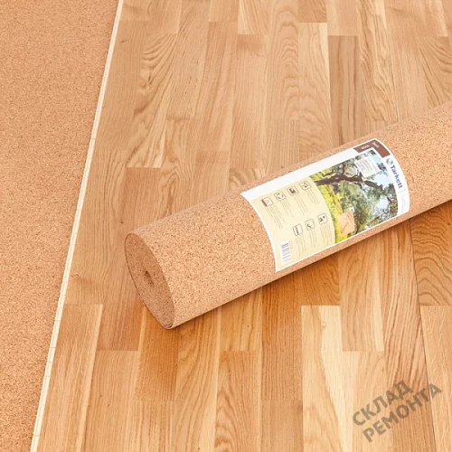 Фото Подложка рулонная Amorim пробковая, GO4CORK NATURE 2-5 мм под ламинат и паркет бежевая – купить в Абакане: цена, описание, фото. Интернет-магазин 6